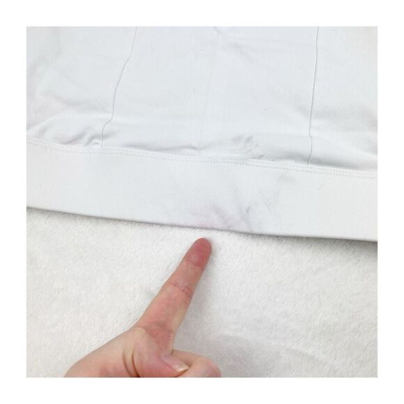 Fabletics small white sports bra vneck pull over - Picture 2 of 12